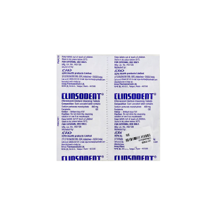 Clinsodent Denture Cleansing Tablets (Sodium Perborate Monohydrate)