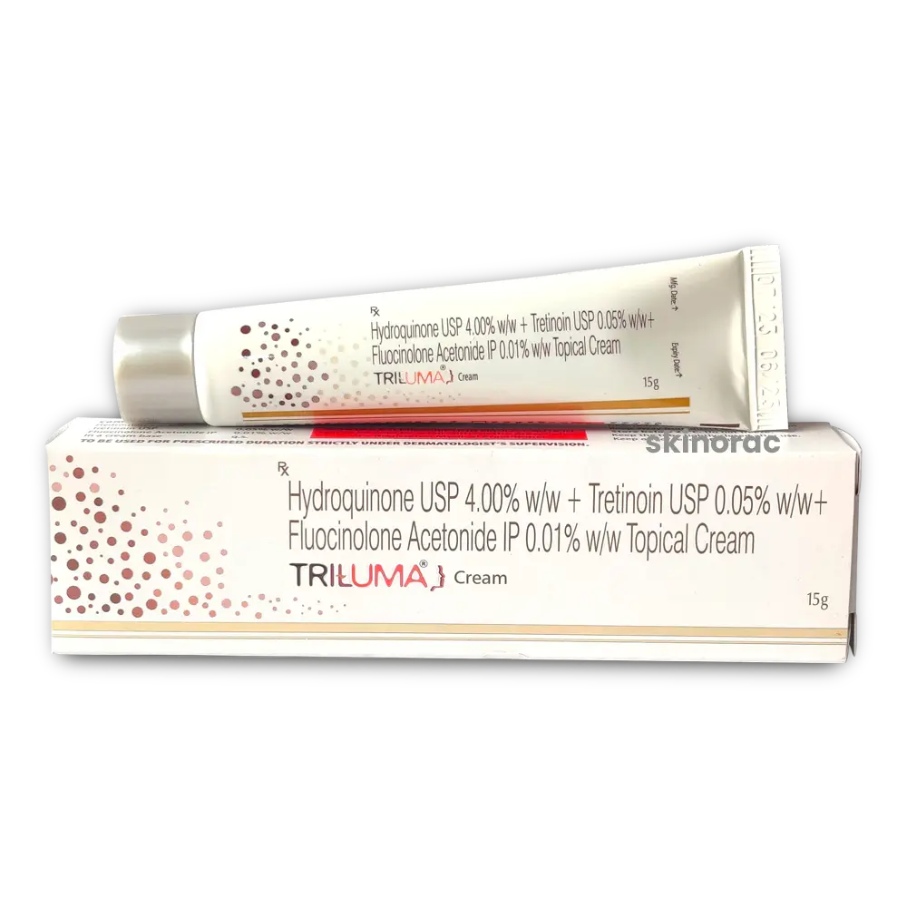 TriLuma® Cream - Hydroquinone 4%, Tretinoin 15gm (0.05%,0.01%) | Skinorac