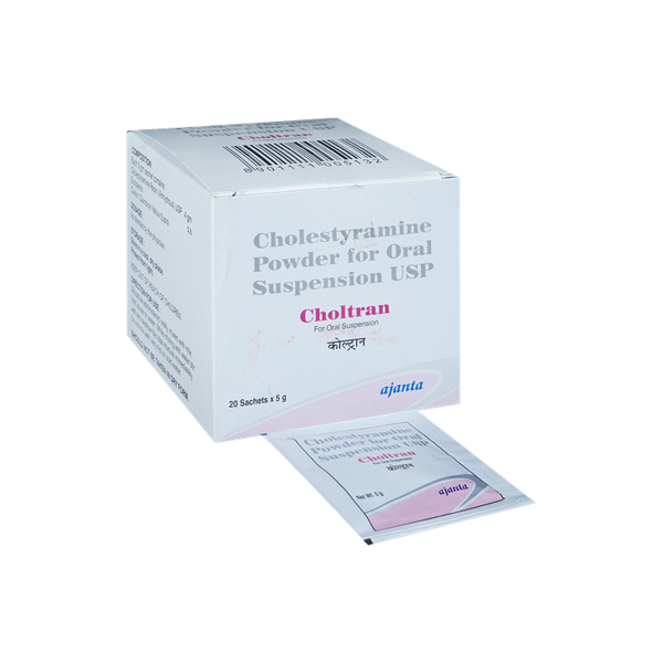 Choltran Oral Cholestyramine Powder Sachets (Cholestyramine)