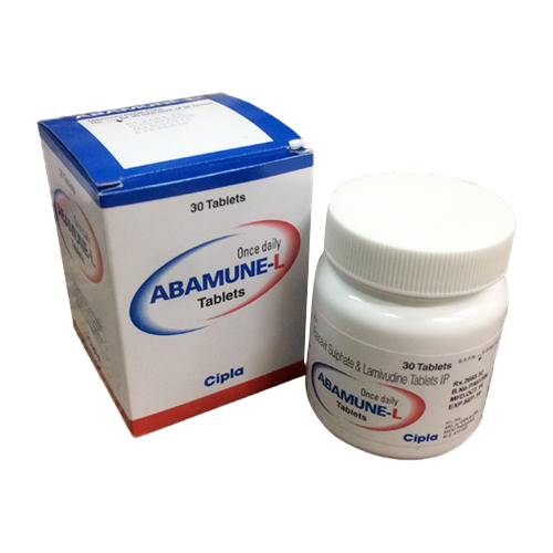 Abamune L Tablets (Abacavir + Lamivudine)