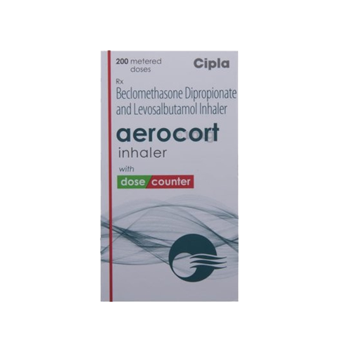 Aerocort Inhaler 200Mdi (Levosalbutamol & Beclomethasone)