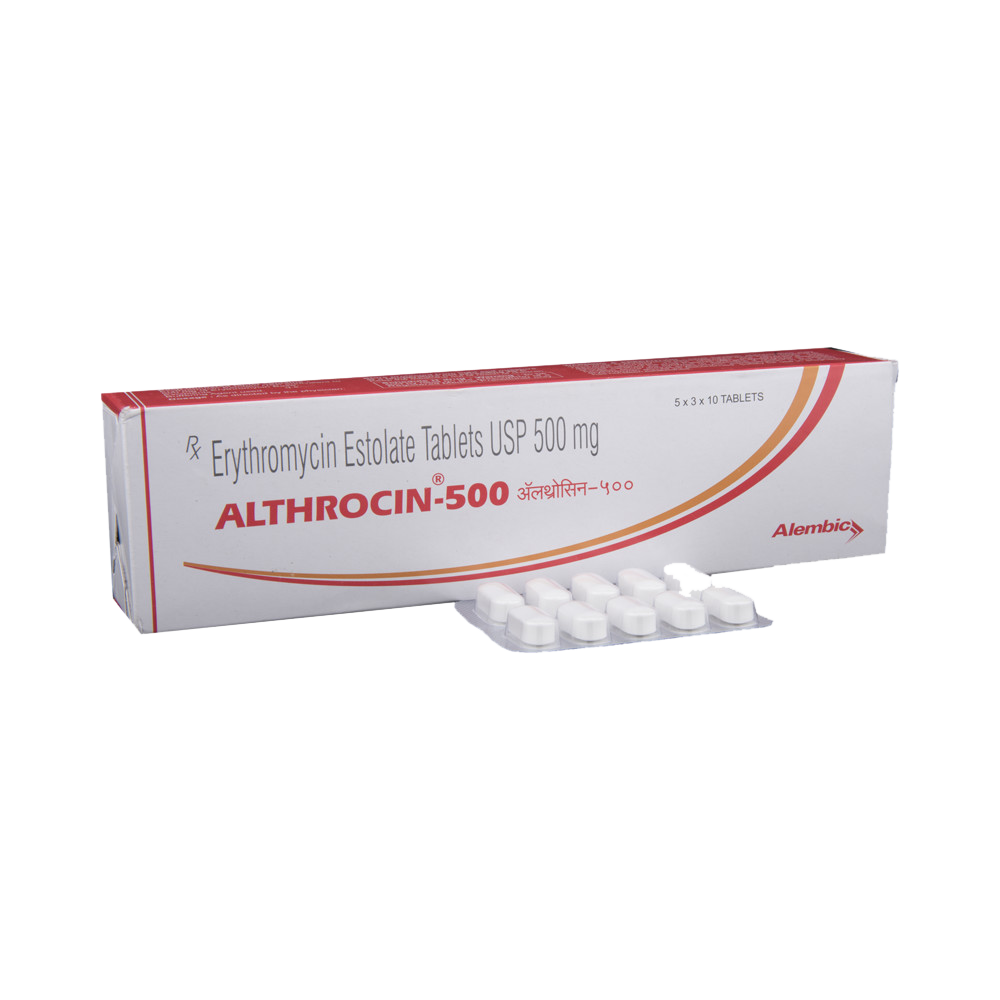 Althrocin® 500mg Tablets (Erythromycin Estolate)