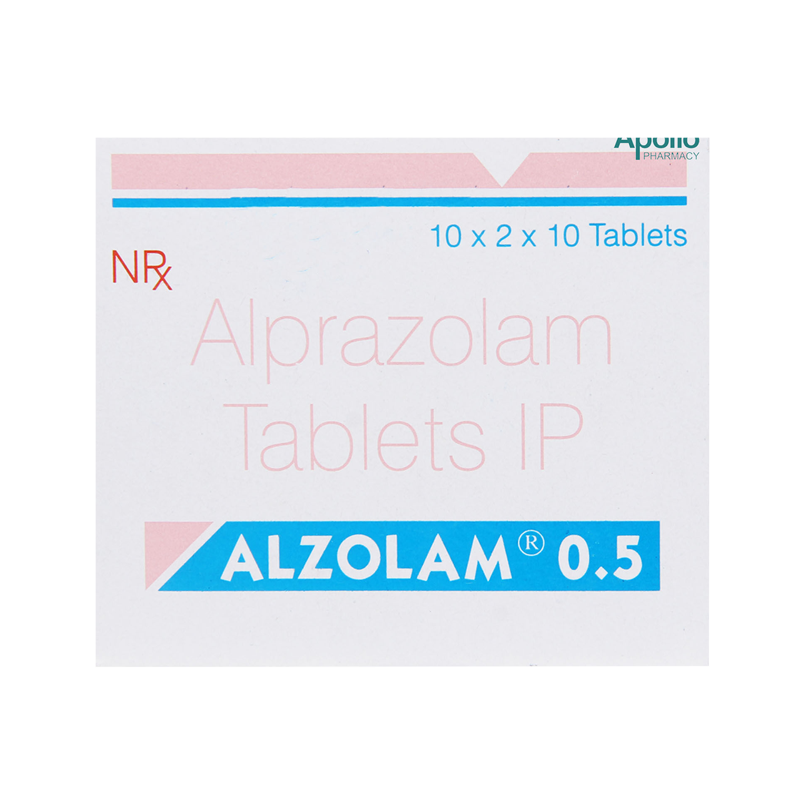 Alzolam 0.5 MG Tablet (Alprazolam)