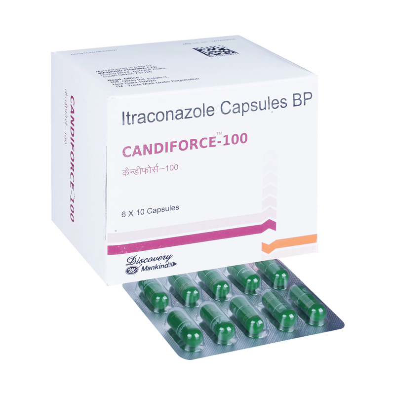 Candiforce 100mg Capsule (Itraconazole)
