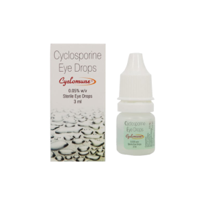 Cyclomune® Eye Drops 3ml (Cyclosporine 0.5%, 0.1%)