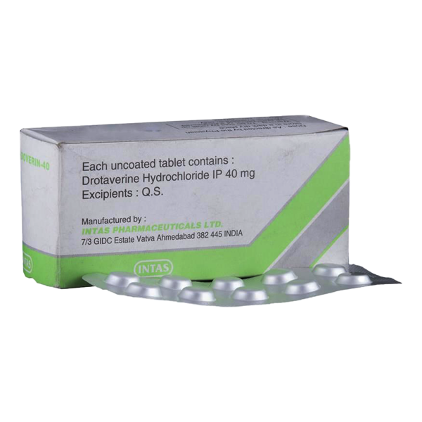 Doverin Tablets (Drotaverine 40mg)