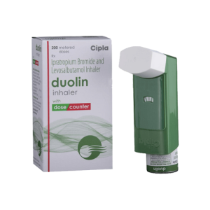 Duolin Inhaler 50mcg 20mcg (Levosalbutamol & Ipratropium)