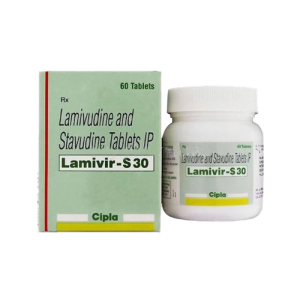 Lamivir S 30mg Tablets (Lamivudine & Stavudine)