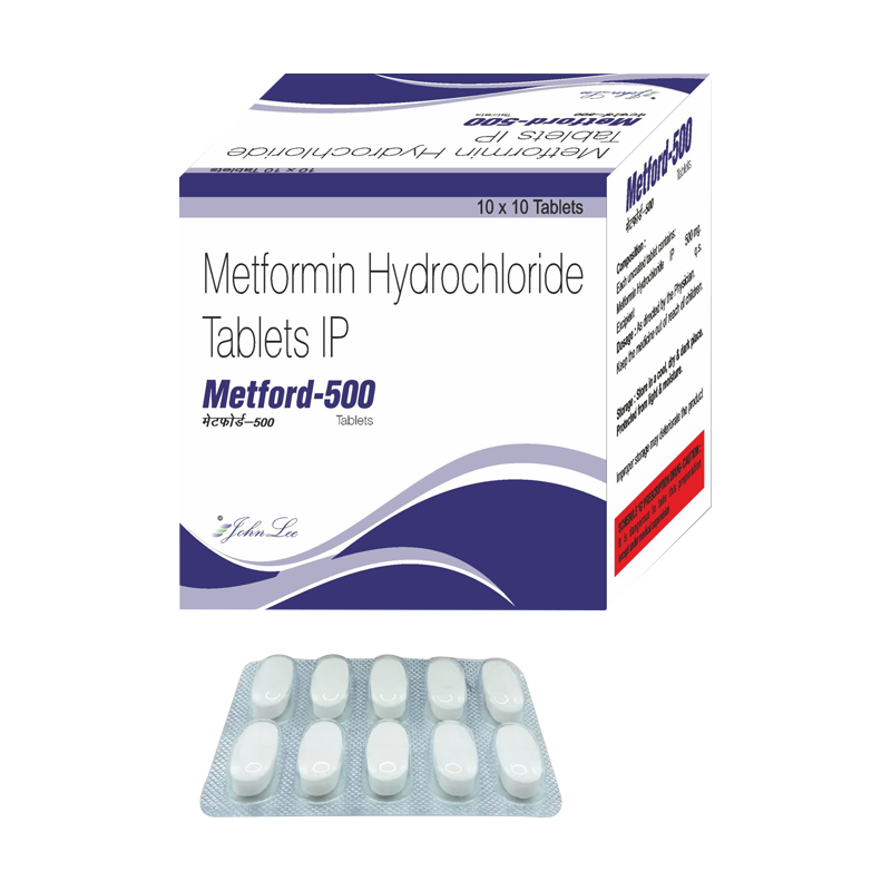 Metford 500 Tablet (Metformin Hydrochloride)