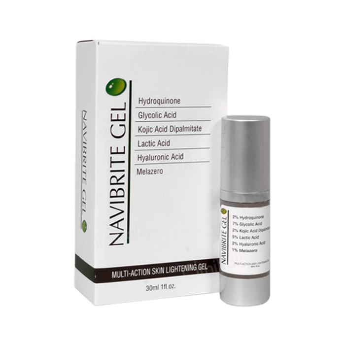 Navibrite Multi-Action Skin Lightener (Hydroquinone, Glycolic Acid, Kojic Acid, Lactic Acid & Hyaluronic Acid)