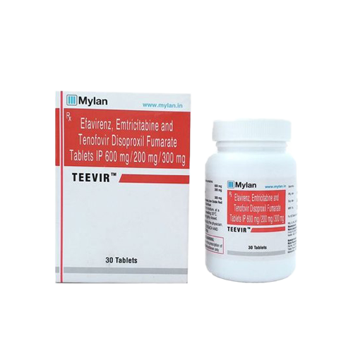 Teevir Tablets (Emtricitabine, Tenofovir disoproxil fumarate & Efavirenz)