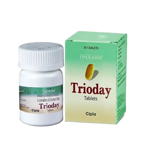 Trioday Tablets (Lamivudine, Tenofovir Disoproxil Fumarate & Efavirenz)