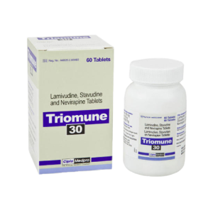 Triomune 30mg (Lamivudine, Stavudine & Nevirapine)