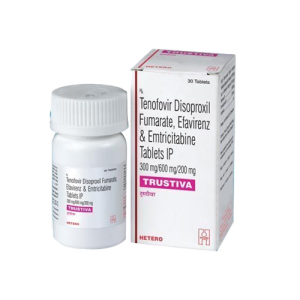 Trustiva Tablets (Emtricitabine, Tenofovir Disoproxil Fumarate & Efavirenz)