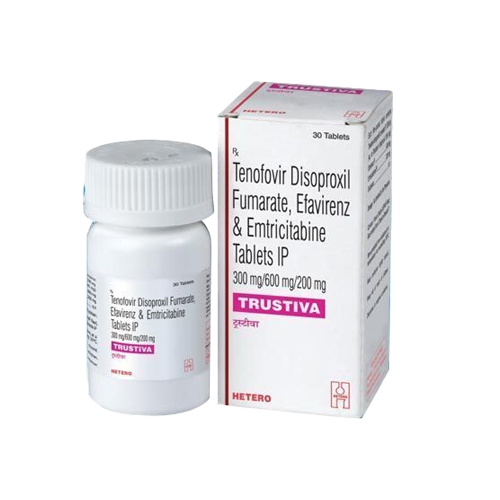 Trustiva Tablets (Emtricitabine, Tenofovir Disoproxil Fumarate & Efavirenz)