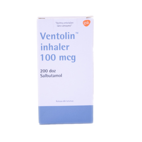 Salbutamol Ventolin Inhaler 100mcg (Salbutamol)