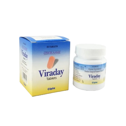 Viraday Tablets (Emtricitabine, Tenofovir Disoproxil Fumarate & Efavirenz)
