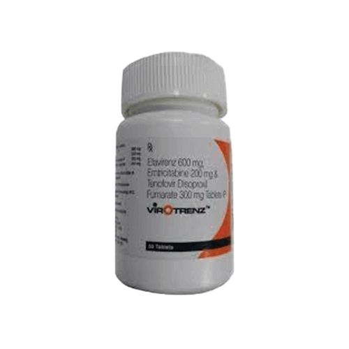 Virotrenz Tablets (Emtricitabine, Tenofovir Disoproxil Fumarate & Efavirenz)