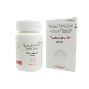 Vonavir Tablets (Emtricitabine, Tenofovir Disoproxil Fumarate & Efavirenz)