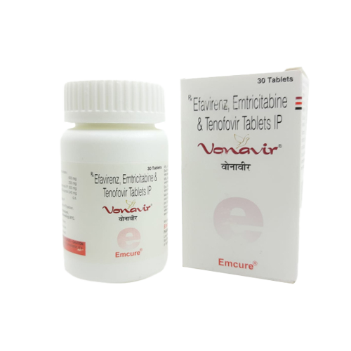 Vonavir Tablets (Emtricitabine, Tenofovir Disoproxil Fumarate & Efavirenz)