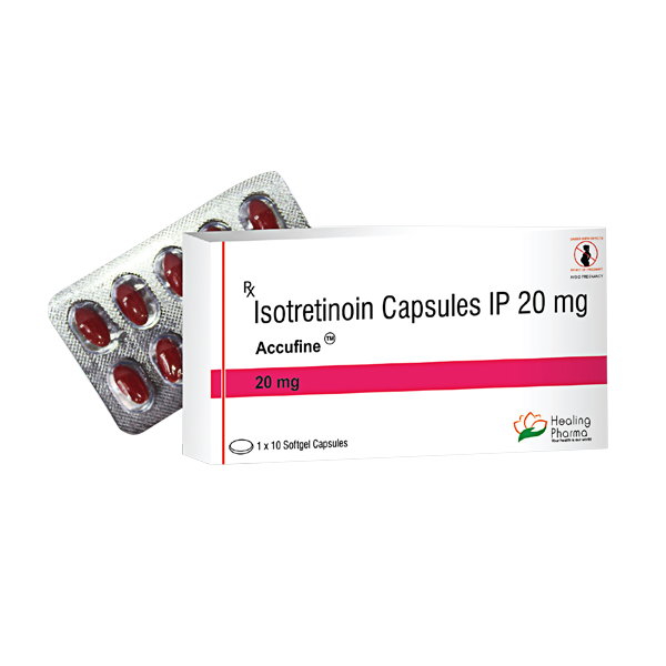 Accufine 20mg Capsules (Isotretinoin)