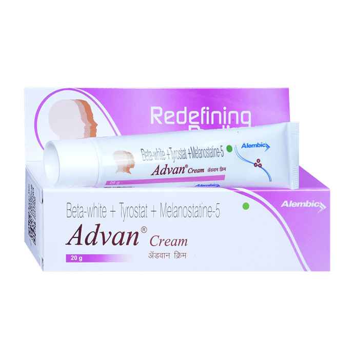 Advan Skin Brightening Cream (Beta-White, Tyrostat & Melanostatine-5)