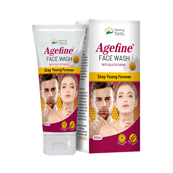Agefine® 60ml Face Wash (L-Glutathione, Glycolic Acid, Niacinamide & Vitamin E)