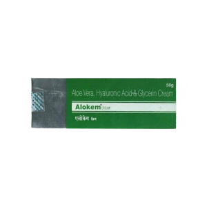 Alokem Skin Cream (Aloe Vera, Hylauronic Acid & Glycerin)