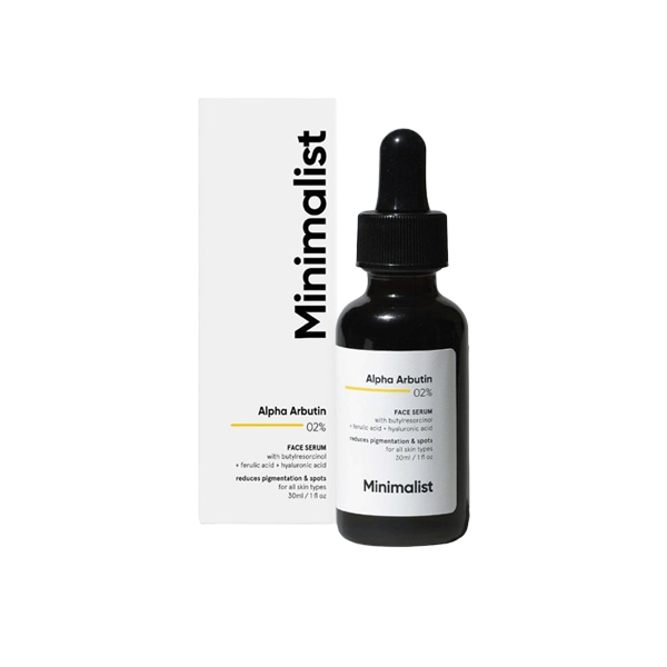 Minimalist Face Serum (Alpha Arbutin, Butylresorcinol, Ferulic Acid & Hyaluronic Acid)