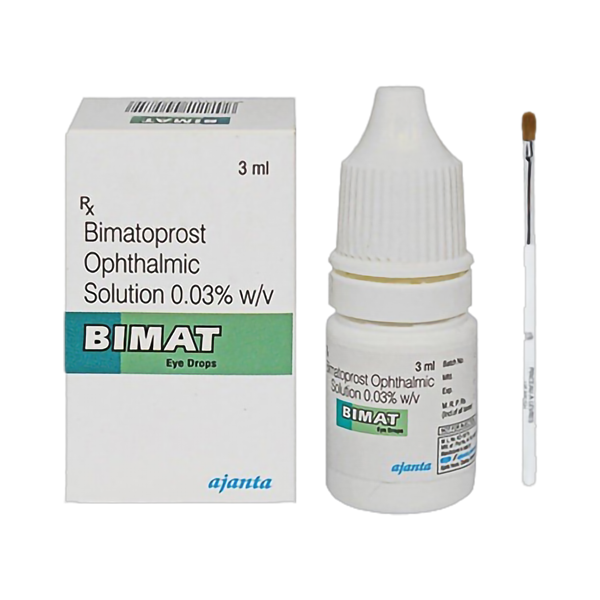 Bimat Eye drops 3ml (Bimatoprost 0.03%) With Brush