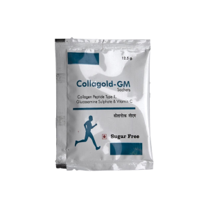 Collagold-GM Sachets (Glucosamine Sulphate, Aflapin, Collagen Peptide & Vitamin C)