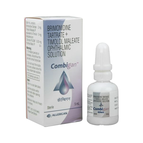 Combigan 5ml Eye Drops (Timolol Maleate & Brimonidine Tartrate)