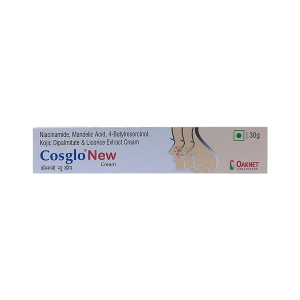 Cosglo New Cream (Niacinamide, Mandelic Acid, 4-Butylresorcinol, Kojic Dipalmitate & Licorice Extract)