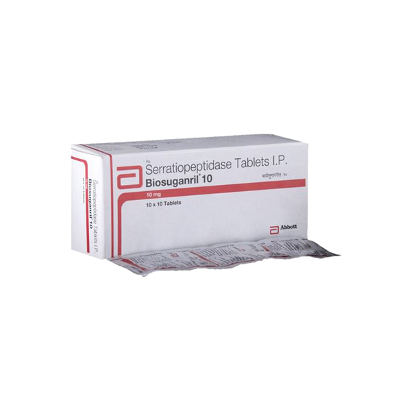 Biosugranil 10mg (Serratiopeptidase)