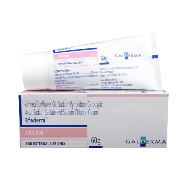 Efaderm Moisturizer (Carboxylic Acid, Sodium Lactate & Sunflower Oil)