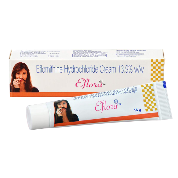 Eflora Cream 15g (Eflornithine Hydrochloride 13.9%)