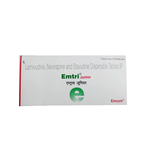 Emtri Junior Tablets (Lamivudine & Stavudine & Nevirapine)