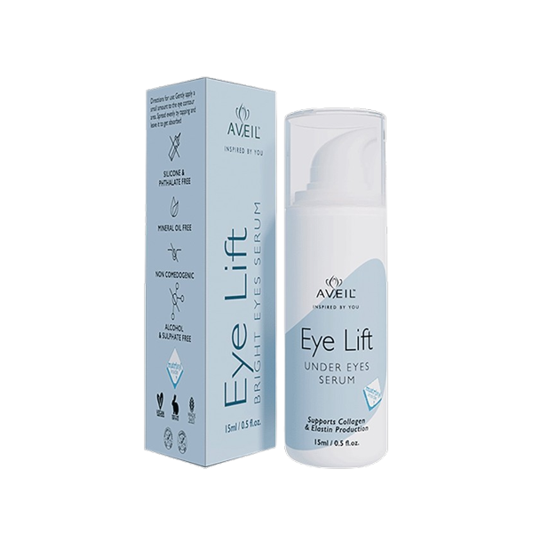 Eyelift Peptides Bright Eyes Serum (Tripeptide, Tetrapeptide, Caffeine, Hyaluronic Acid, Ceramides & L-Arginine)