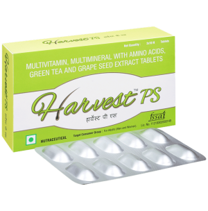 Harvest PS Tablets – (Multivitamin & Multimineral, Amino Acids, Green Tea & Grape Seed)