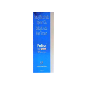 Folica Alopecia Treatment Hair Tincture (Benzyl Nicotinate, Salicylic Acid & Vitamin K)