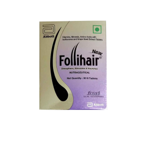 Follihair New Hair Care Tablets (Biotin, Amino Acids, Vitamins, Minerals & Natural Extracts)
