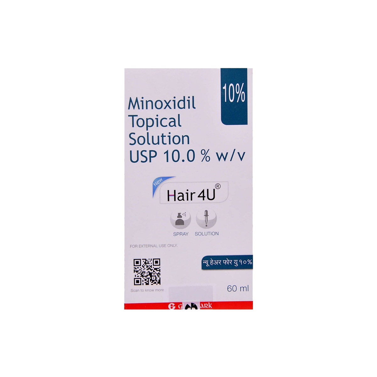 Hair 4U® 60ml (Minoxidil 10.0%)