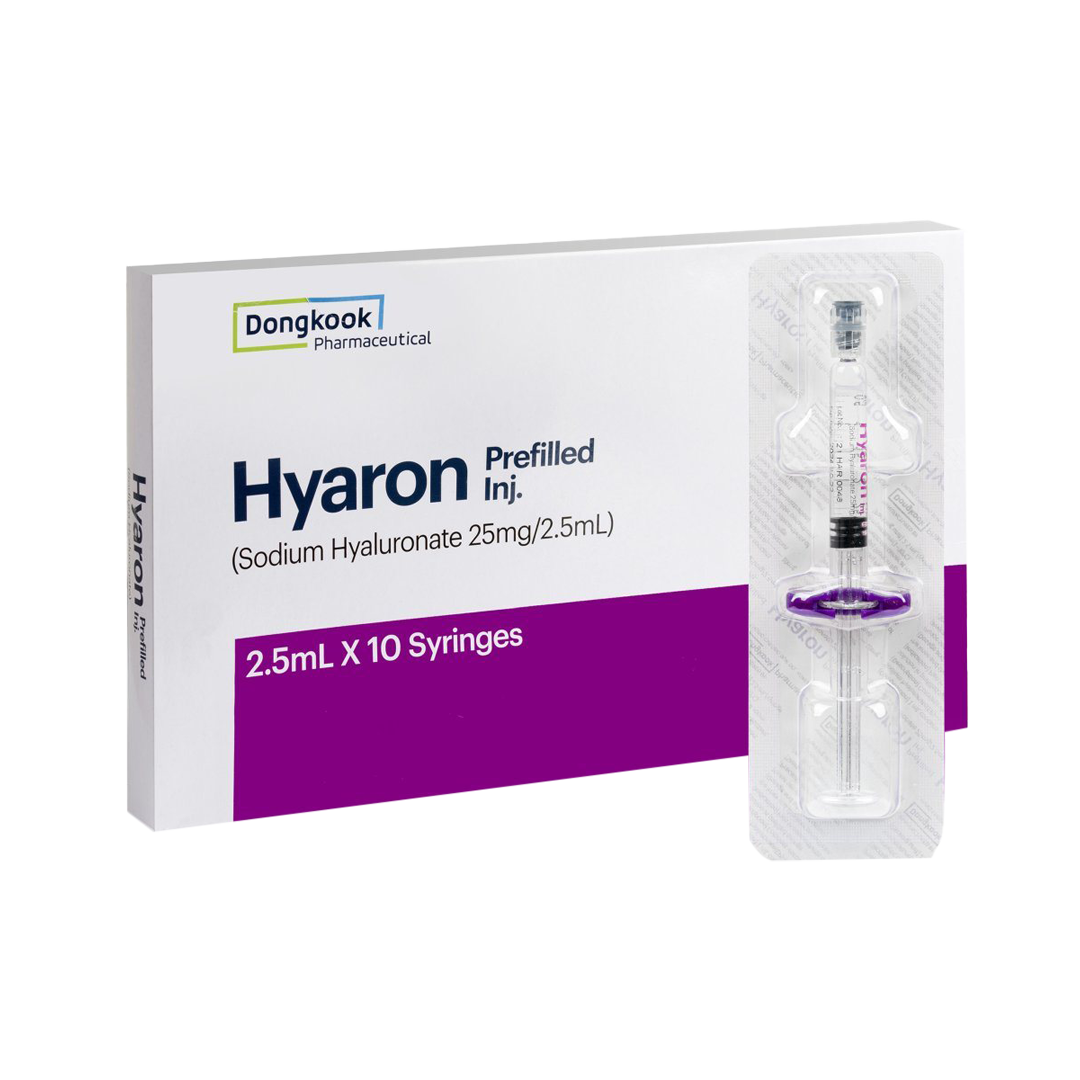Hyaron® Hydrolifting Prefilled Injections 20mg / 25mg (Sodium Hyaluronate & Monobasic Sodium Phosphate)