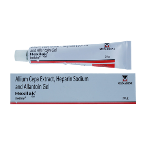 Hexilak® Gel (Allium Cepa Extract, Heparin Sodium & Allantoin)