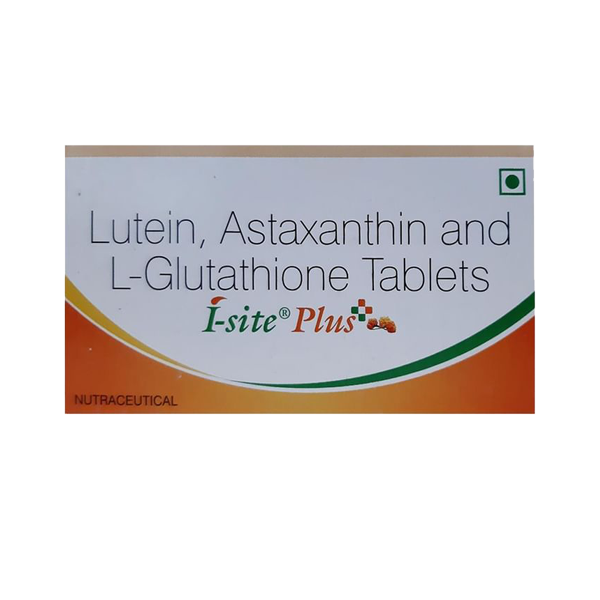 I-Site Plus Eye Nutraceutical Tablets (Lutein, Astaxanthin & L-Glutathione)