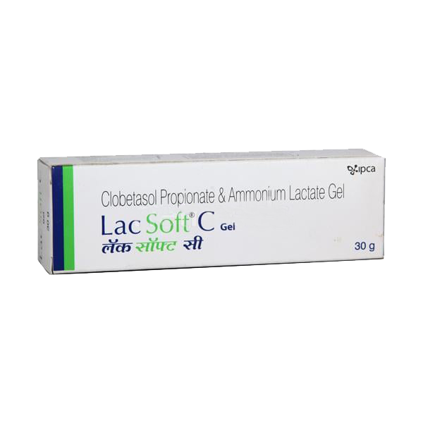 LacSoft C Topical Gel (Clobetasol Propionate & Ammonium Lactate)