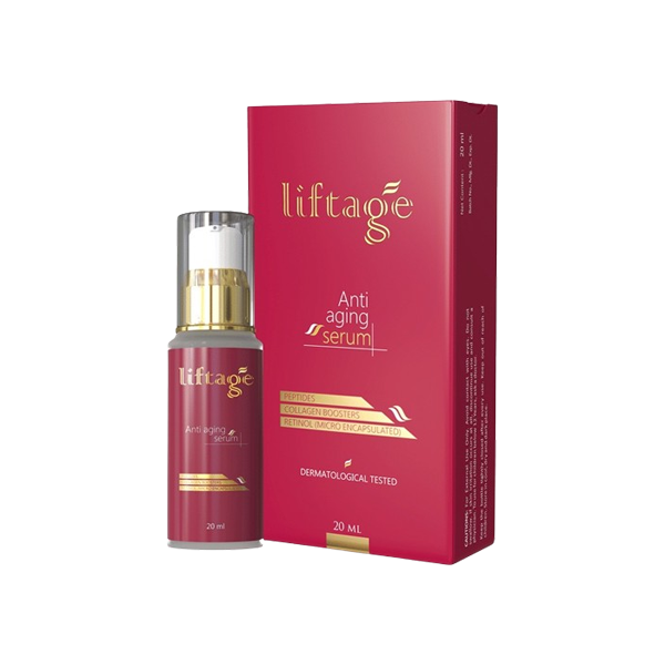 Liftage Anti-Aging Face Serum (Tripeptide-1, Tripeptide-5, Collagen Boosters & Retinol)