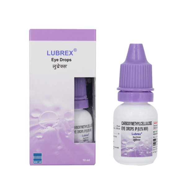 Lubrex® Artificial Tear Eye Drops 0.5% / 1% (Carboxymethylcellulose)