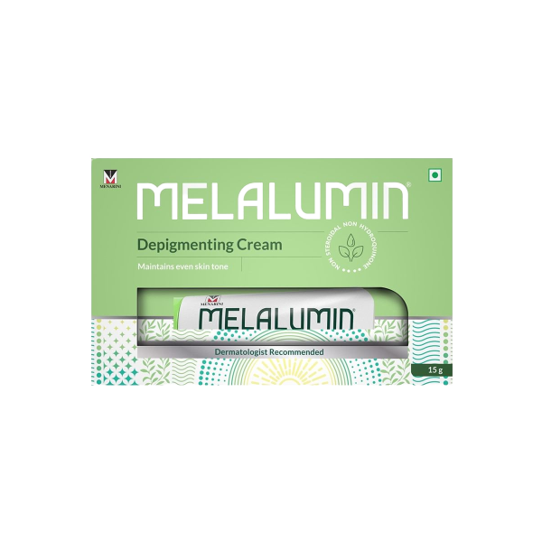 Melalumin Depigmenting Cream (Niacinamide, Glycolic Acid, Kojic Acid, Arbutin, CosmeVit DCx, Alpha Melight & Titanium Dioxide)