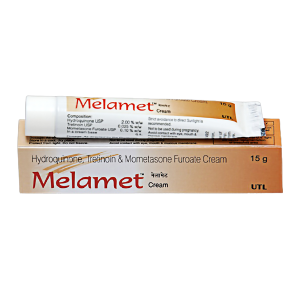Melamet Cream 15gm (Mometasone, Tretinoin & Hydroquinone)